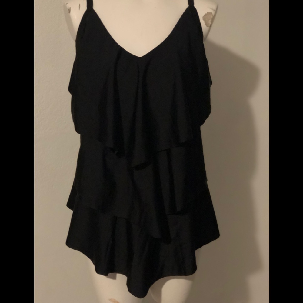 Tropiculture plus sz 20 swimsuit. Layered look